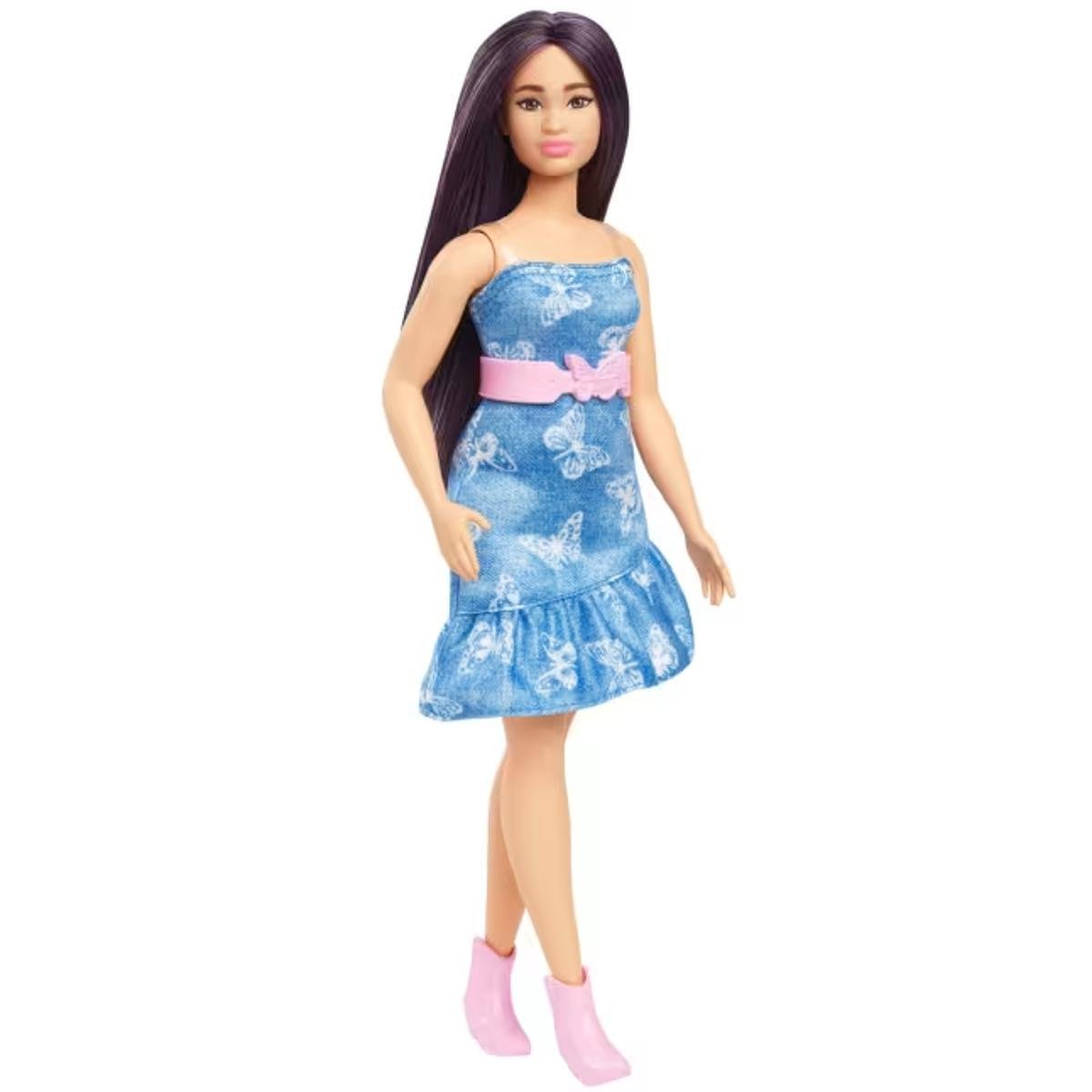 Barbie Fashionistas - Vestido Celeste Mariposas